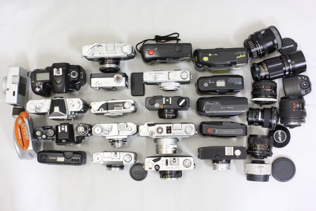 カメラ類 まとめ売り 金属カメラ コンパクトフィルムカメラ エクステンダー 等