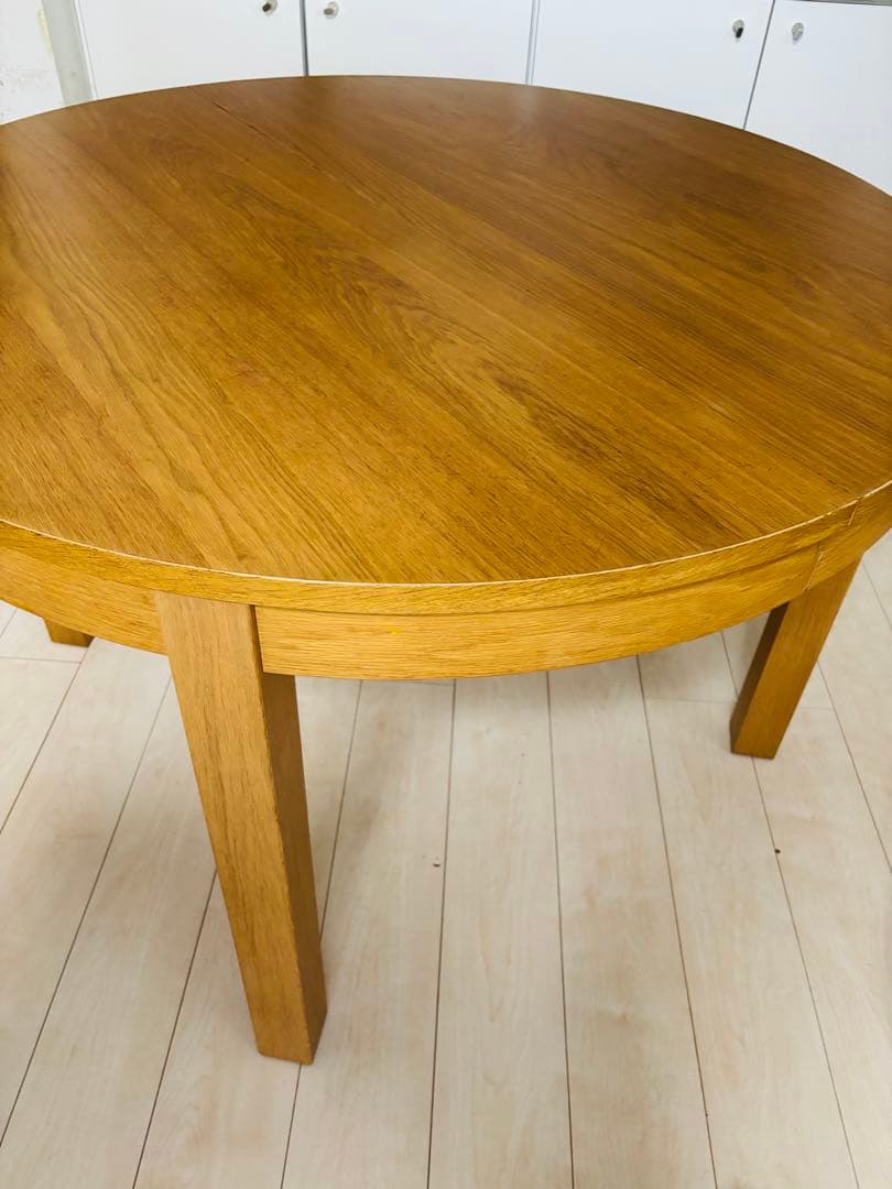 IKEA BJURSTA 伸縮　円形　ダイニングテーブル