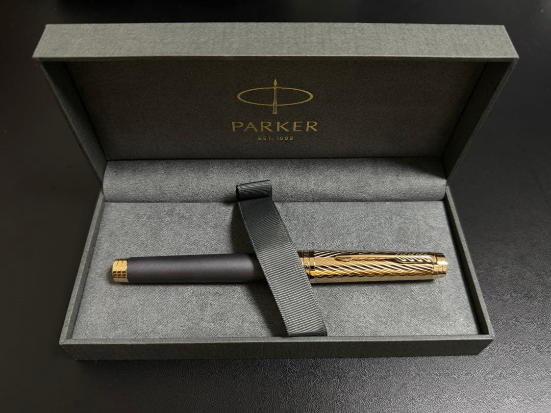 PARKER パーカー 万年筆 プリミエ ストームグレイGT F(細字)