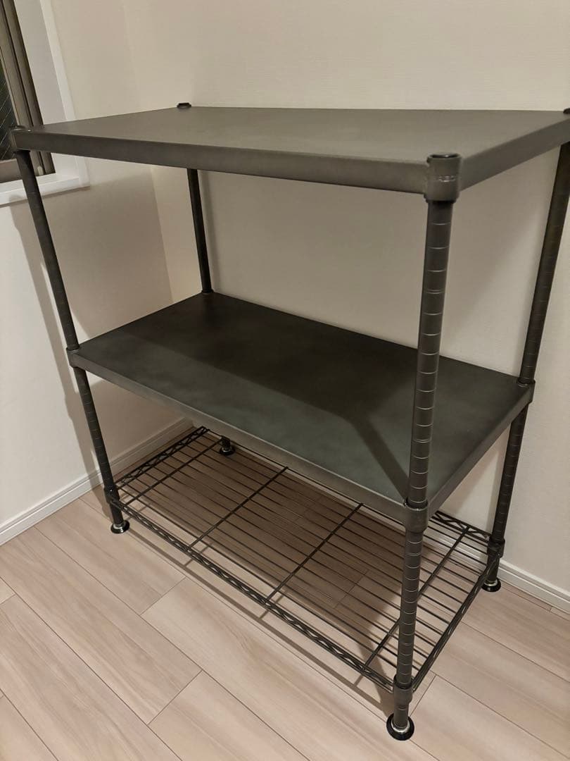 エレクタ製　ヴィンテージシリーズ3段シェルフ