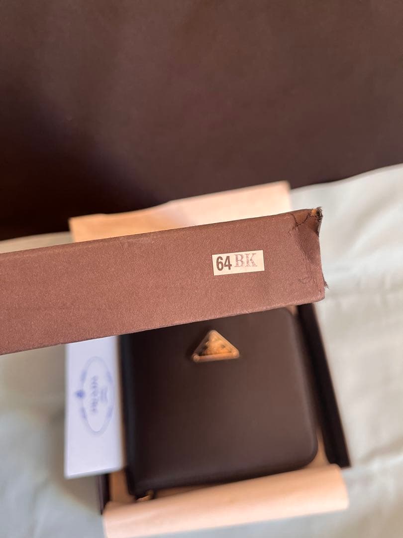 PRADA プラダ ナイロン 二つ折り財布 MV1 VELA NERO 未使用品