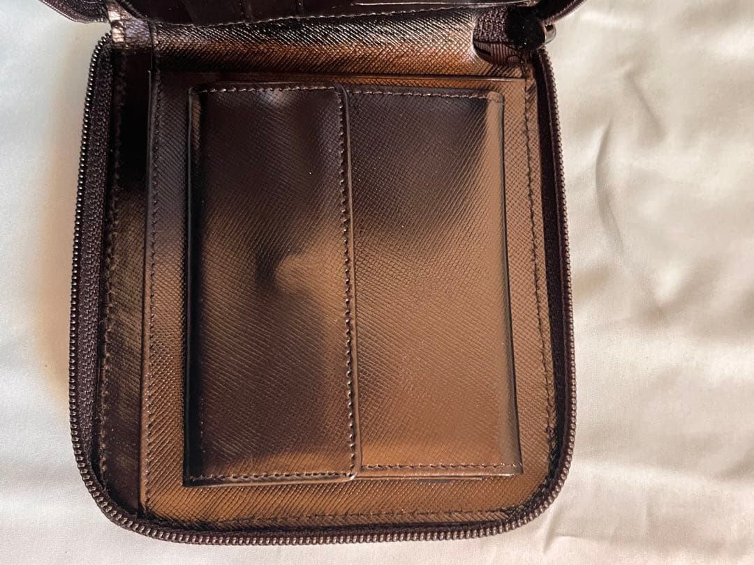 PRADA プラダ ナイロン 二つ折り財布 MV1 VELA NERO 未使用品