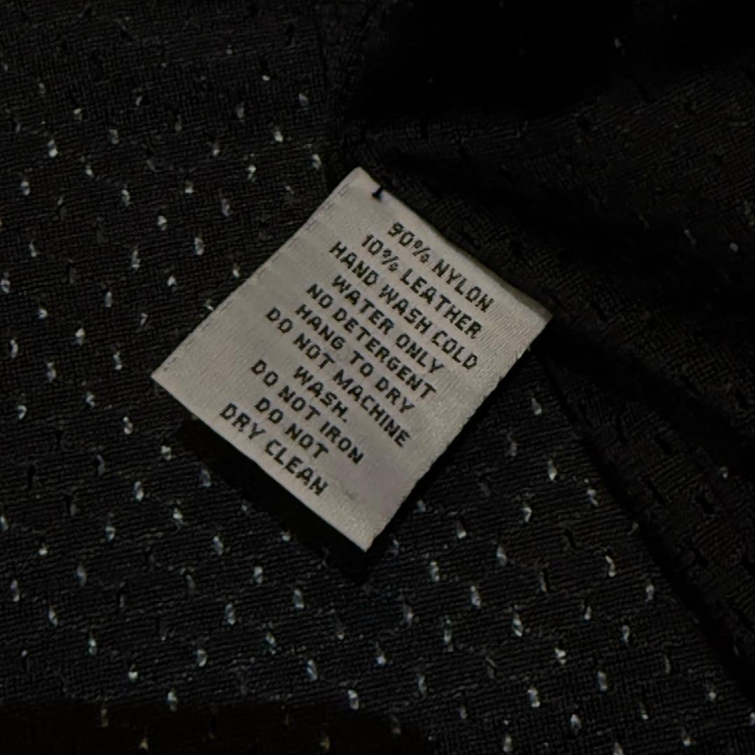 ◎Vanson バンソン ノーカラーメッシュライダースジャケット M グレー