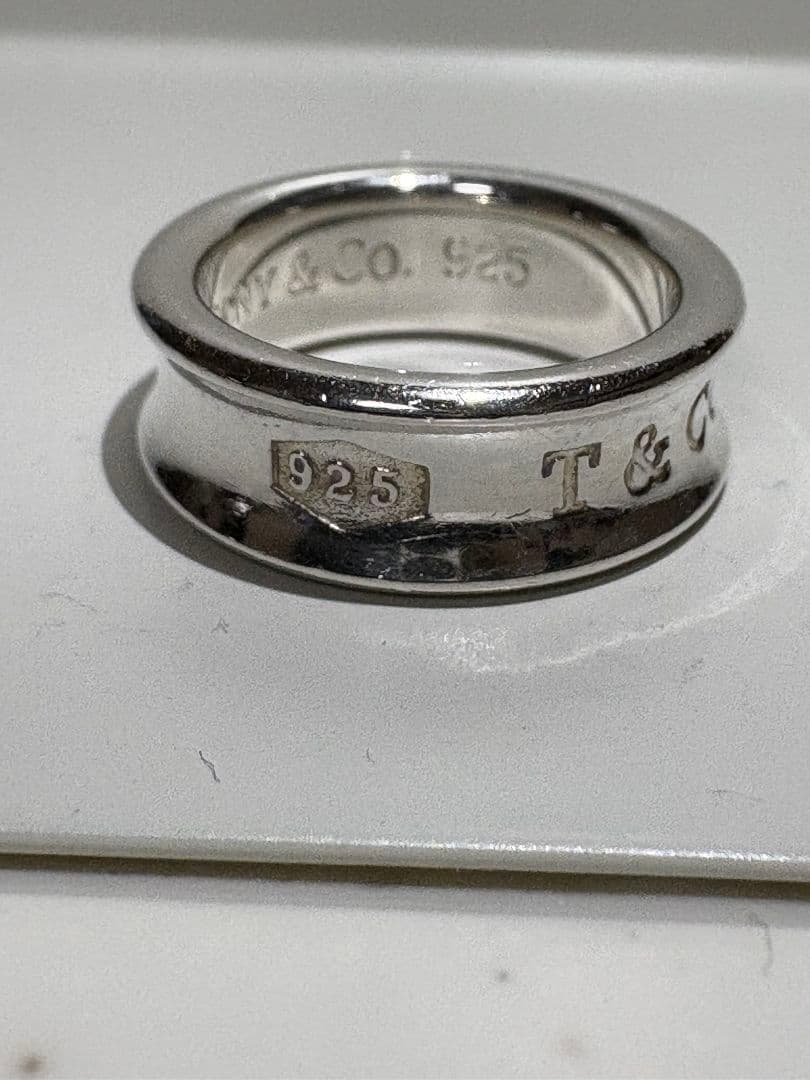 ティファニー1837ナローハンドリング サイズ棒:約9号【箱/ポーチ付】