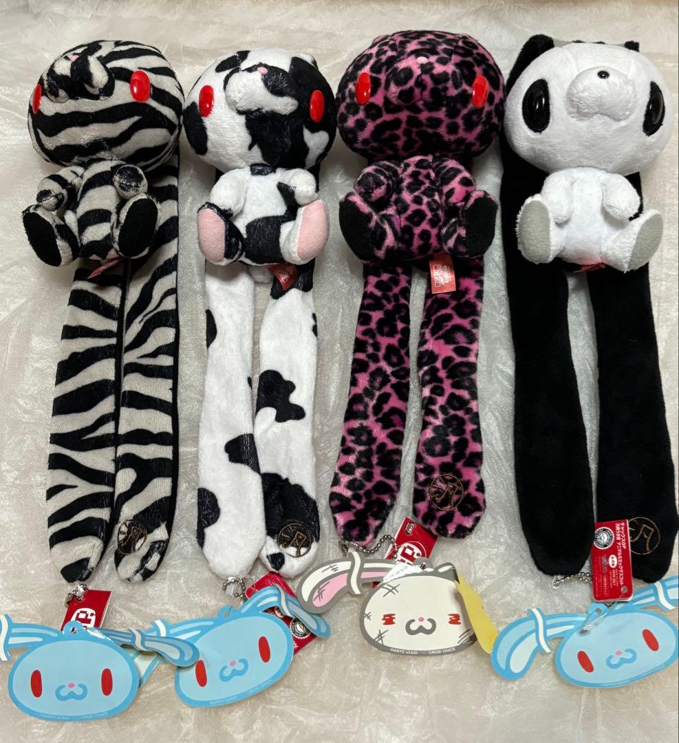 チャックスGP 汎用うさぎ　アニマルミックスマスコット　4体セット