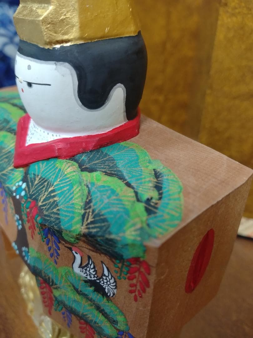 奈良一刀彫　鎌田麦風