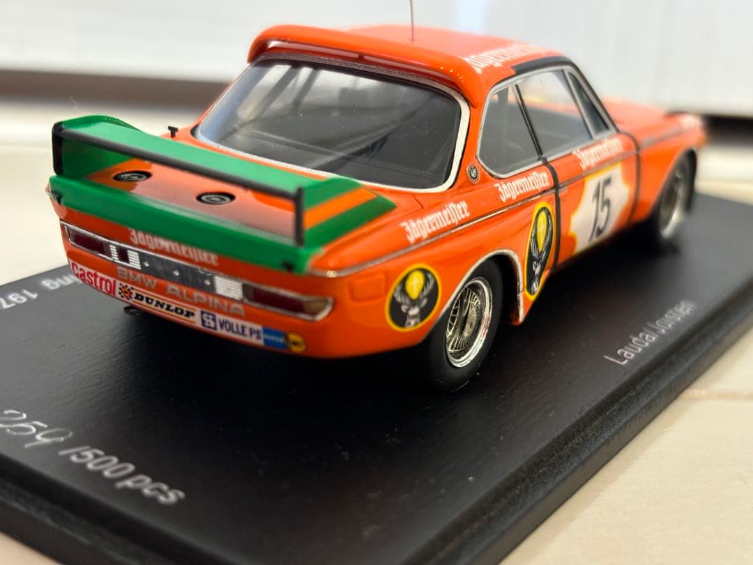 BMW 3.0CSL EM3 ニュル イエガー ‘93ミニカー Spark 43