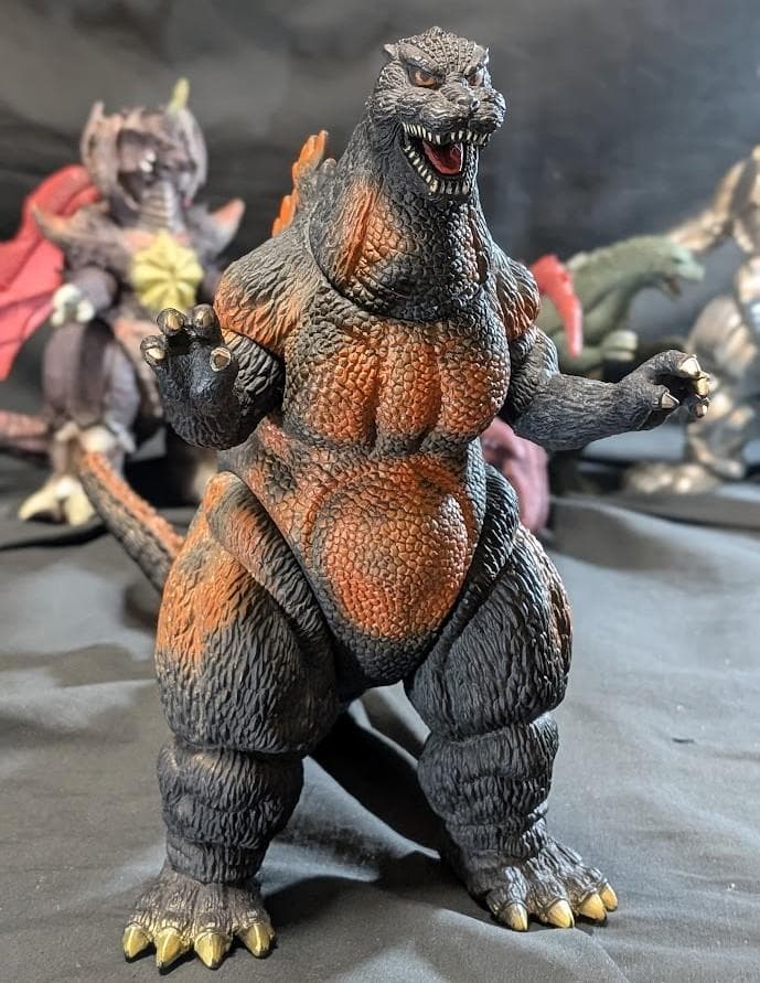 平成VSシリーズ　バーニングゴジラ・デストロイア他（バンダイ）４体セット＋２