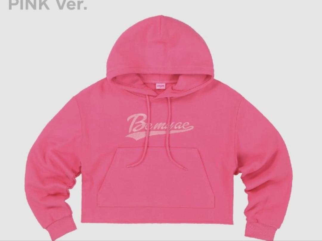 AESPA ポップアップ　フーディ　ピンク