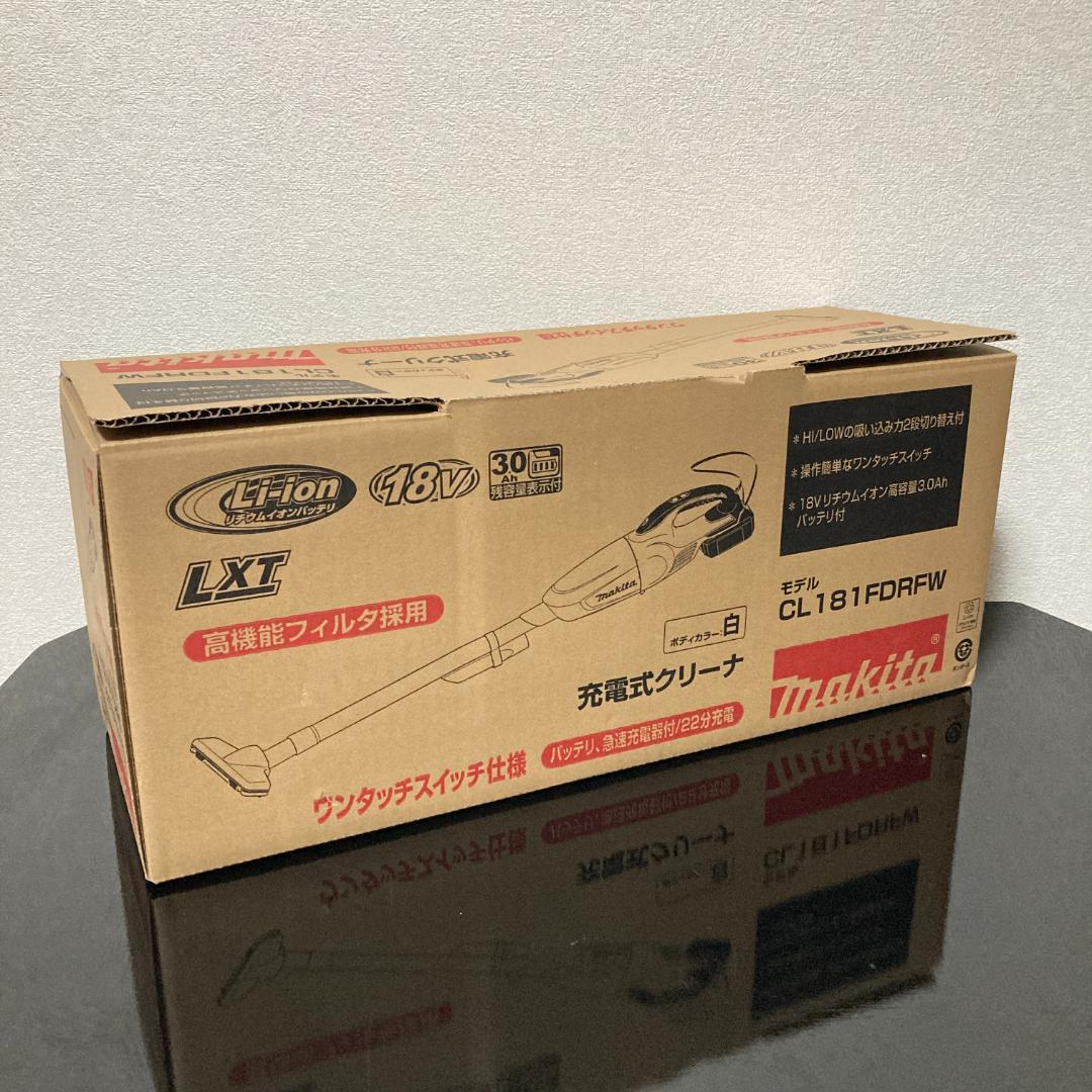 【新品】マキタ 充電式クリーナー CL181FDRFW 18V バッテリー付