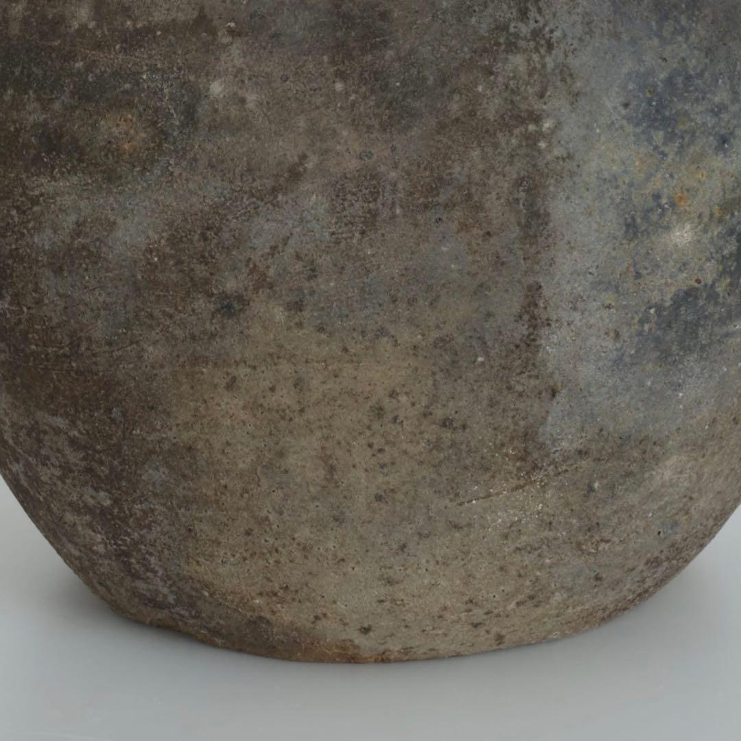 らっきょ 備前焼 徳利 らっきょ徳利 花入れ 酒器 陶芸 共箱付き