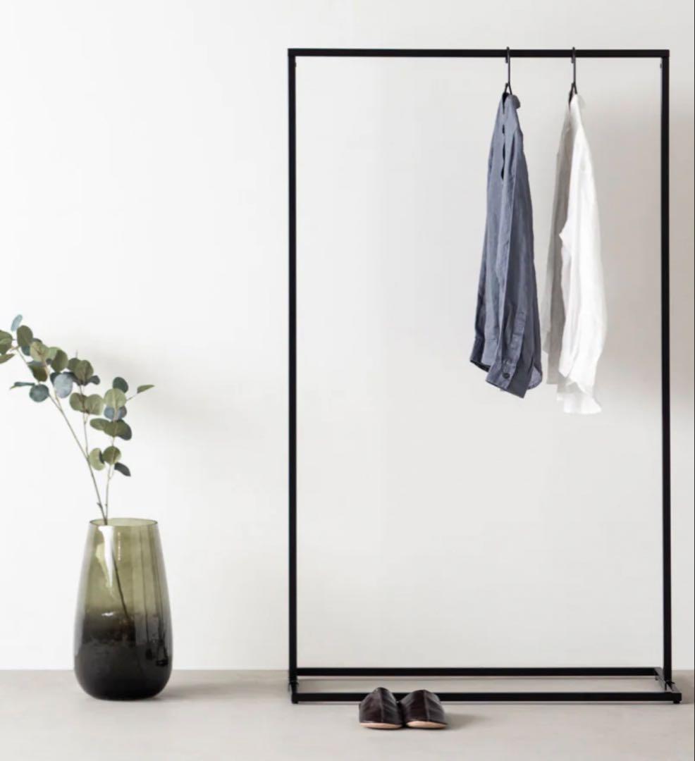 KANADEMONO ORIGINALS ハンガーラック W120 black