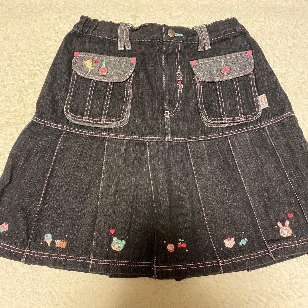 メゾピアノ mezzo piano デニム スカート