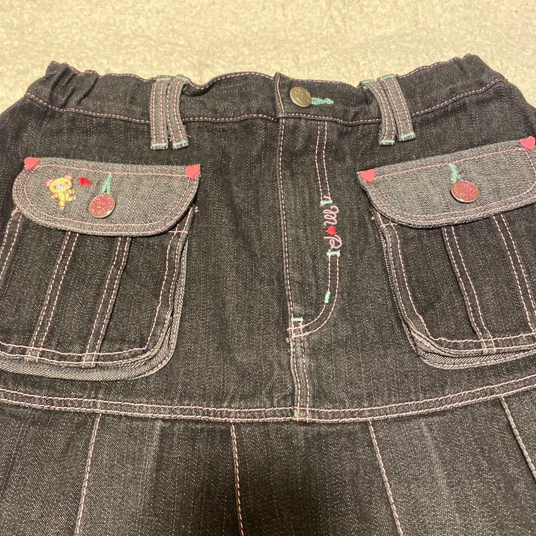 メゾピアノ mezzo piano デニム スカート