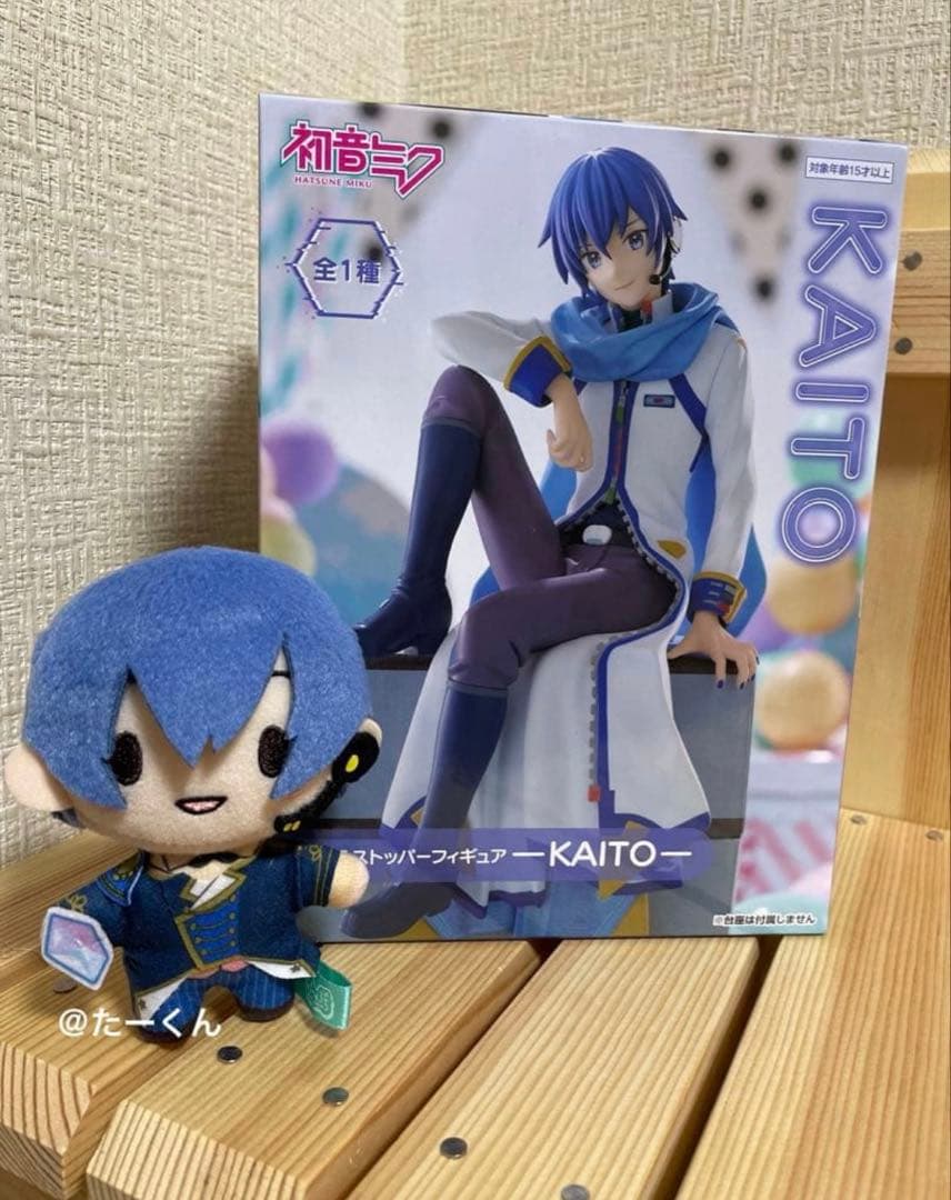 初音ミク カイト　ぬーどるストッパーフィギュア　KAITO ふわぷち