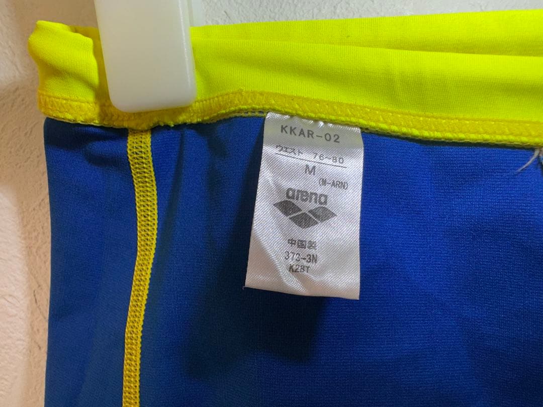 t*u様 arena 北島康介モデル　ボックス　競泳水着　Mサイズ　ブルー