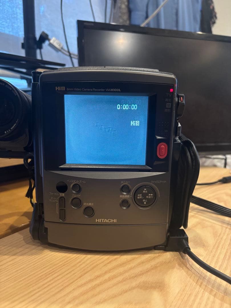 正常動作確認美品◆日立ビデオカメラ Hi8 VM－Ｈ1００Ｌ　はなれワザ