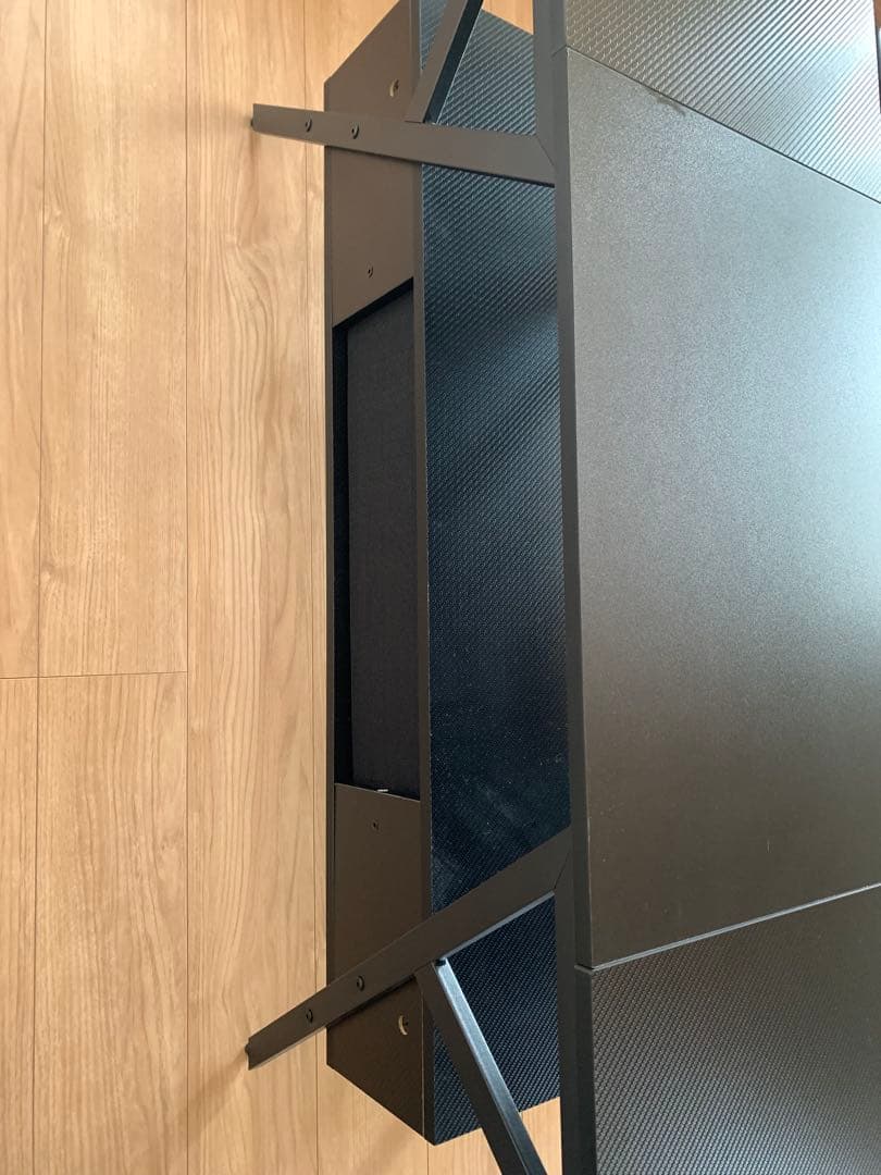 限定美品　TVボード　オーディオ　ラック　LEDカーボン