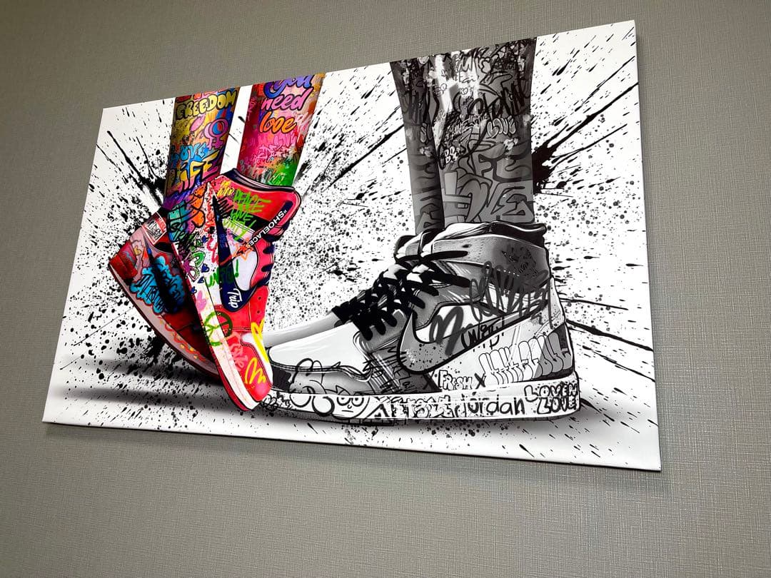 No.127特大サイズ！木枠付きキャンバスアート　アートパネル　ジョーダン