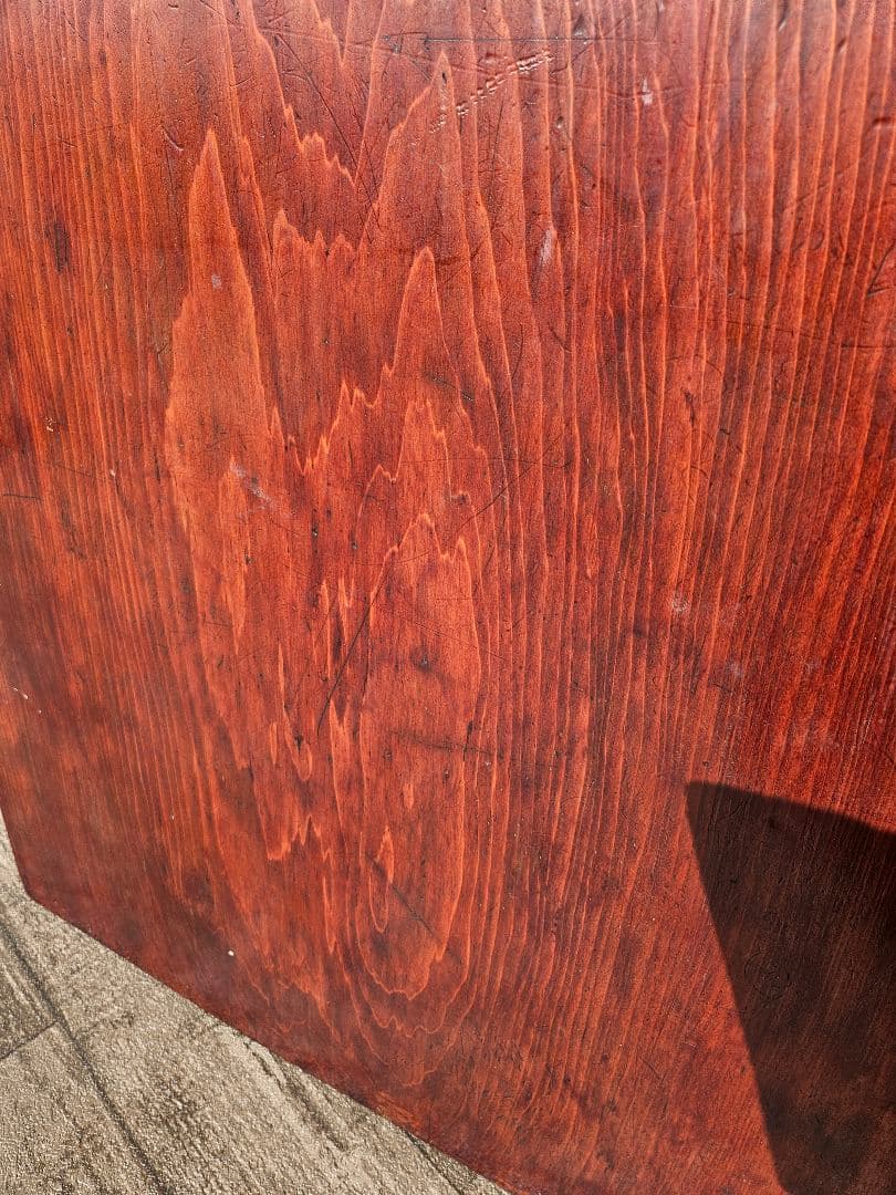 ジャパンヴィンテージ 一枚板 こたつ板天 厚さ約3cm 炬燵板 欅 無垢材 木製