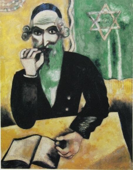 マルク・シャガール、【読書】、希少な画集画、新品高級額・額装付、状態良好