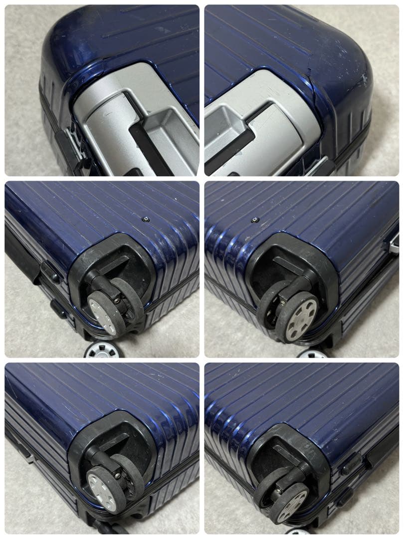 RIMOWA キャリーケース 63L ブルー 4輪 TAS 831.63