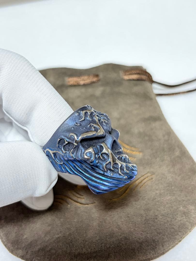 スターリンギア KANAGAWA パンチャー リング チタンブルー 希少