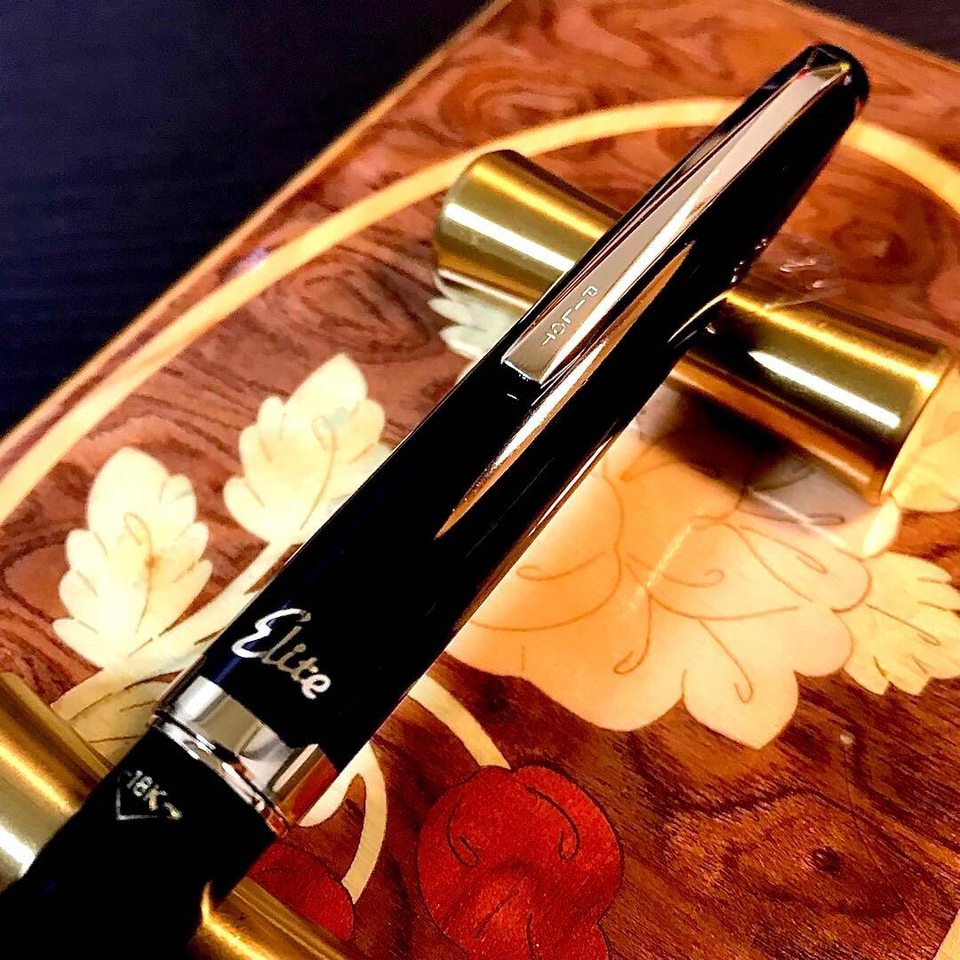 ☆超お勧め☆美しいパイロットエリート万年筆（M)18K