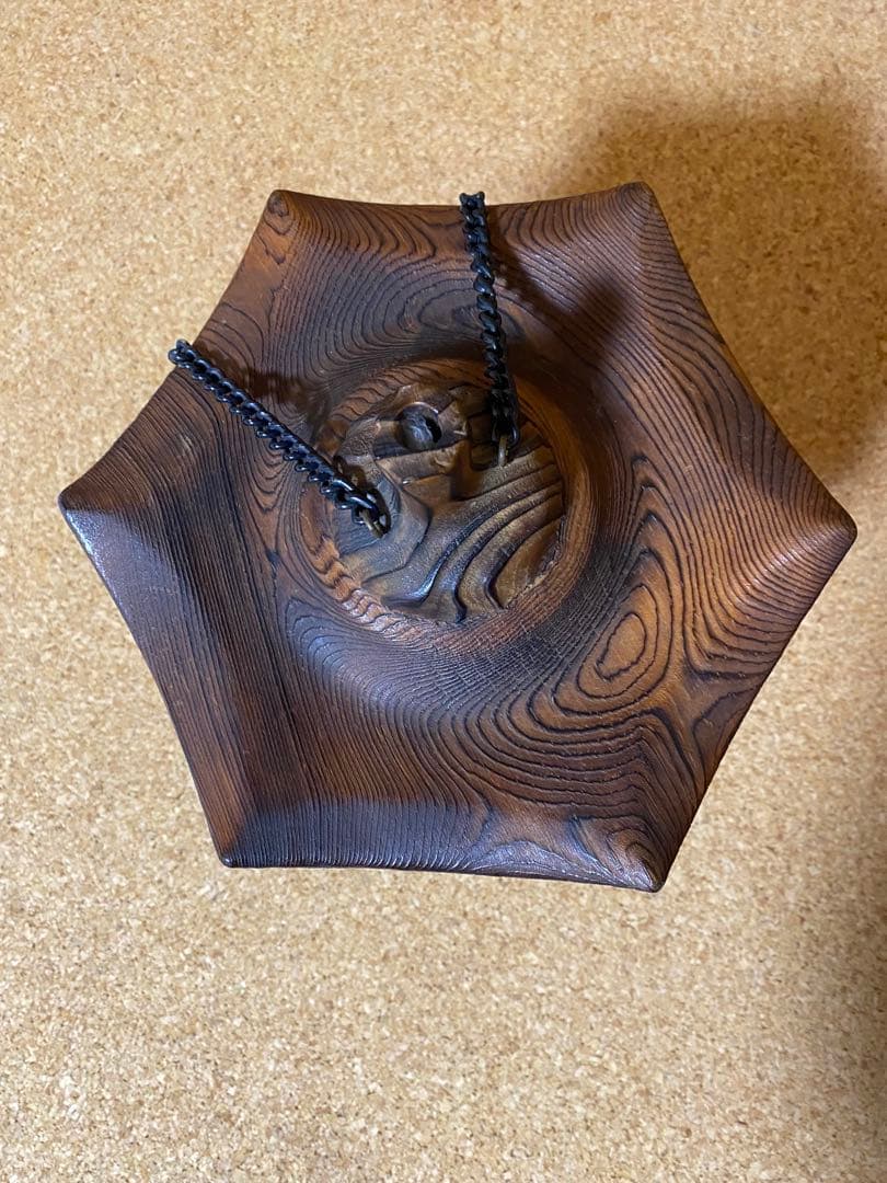 焼杉灯籠　茶道用品　アンティーク工芸品