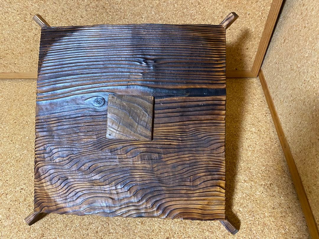 焼杉灯籠　茶道用品　アンティーク工芸品