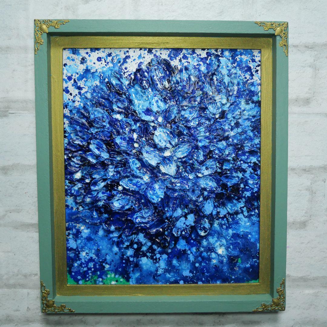 油絵 油彩 油彩画 絵 絵画【梅雨の雨】