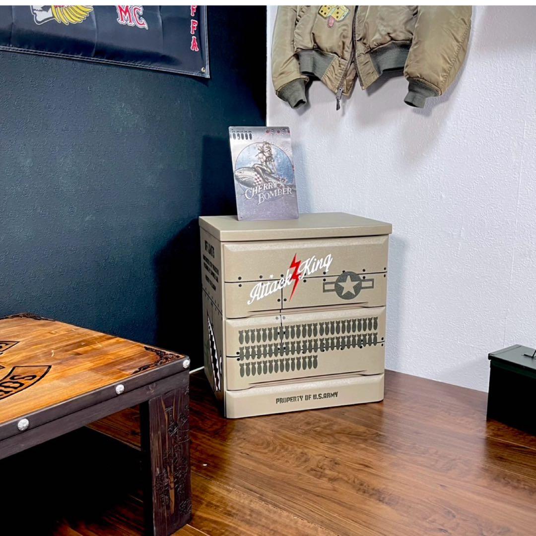 ミリタリー調チェスト「Attack☆King」【送料無料】