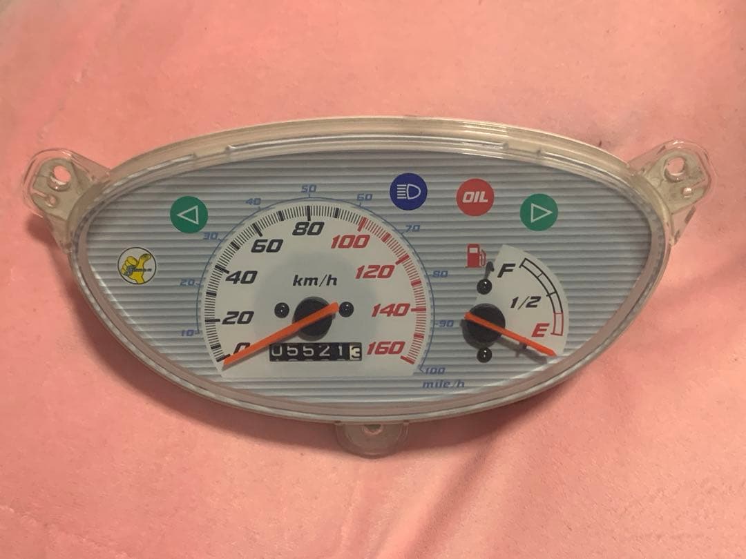 中古　シモン　ヤマハグランドアクシス100 スピードメーター160km