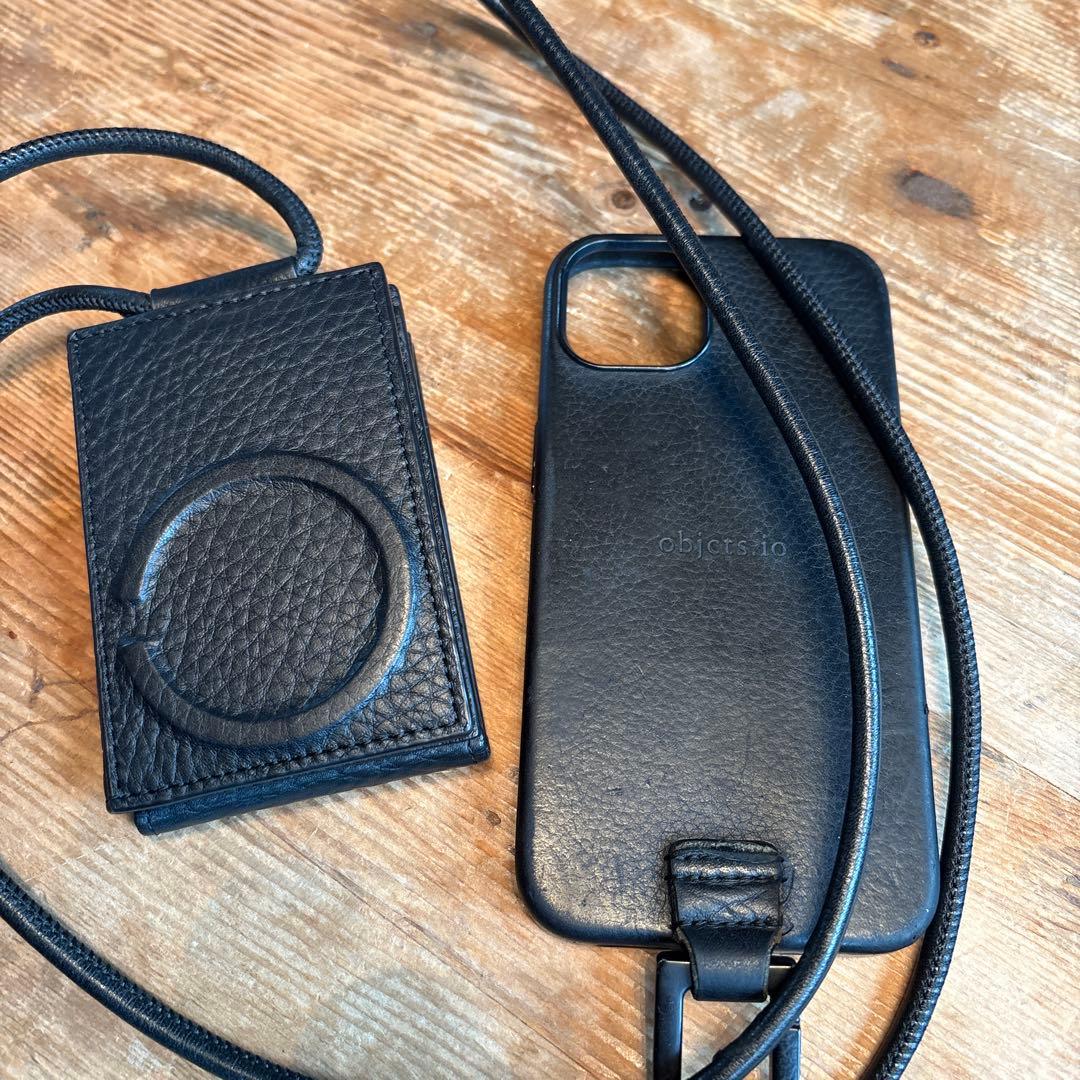 objcts.ioオブジェクトアイオー　レザー製スマホケース
