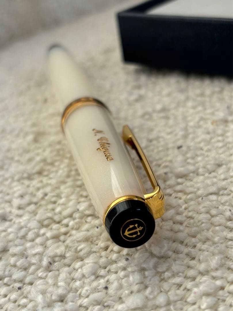 【新品・未使用】セーラー万年筆 名月 中細 SAILORホワイト 名入り