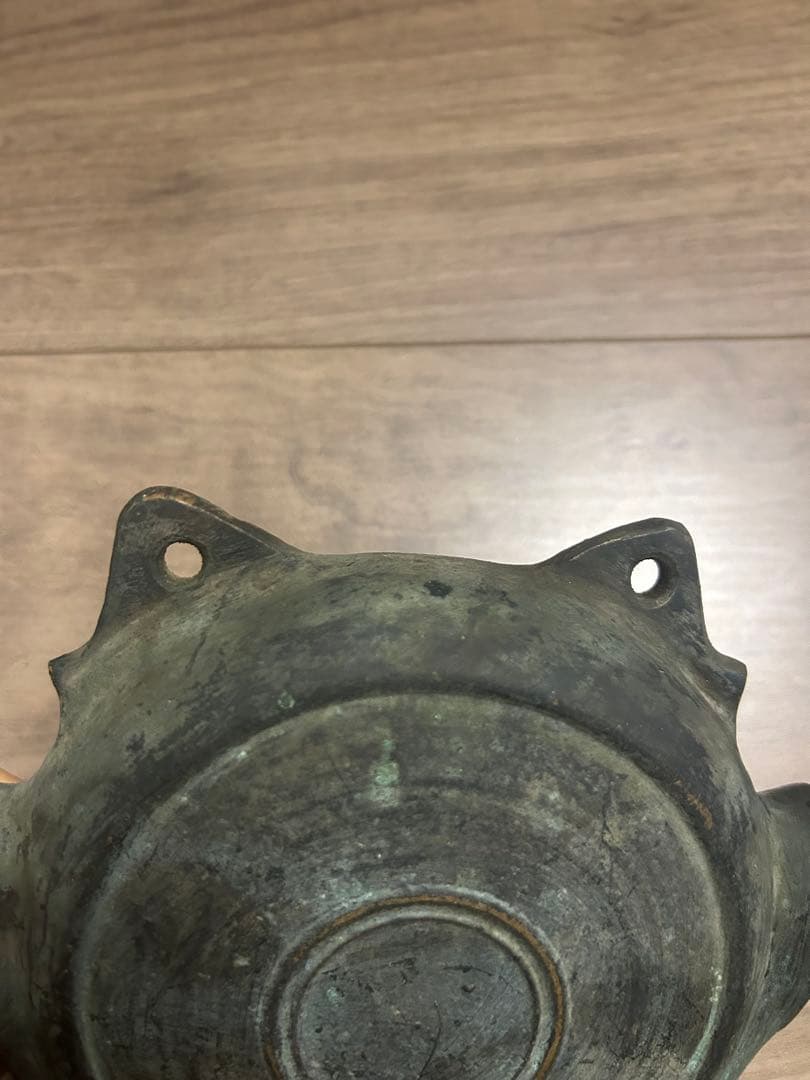 鰐口，江戶時代，古銅製，重約1100克