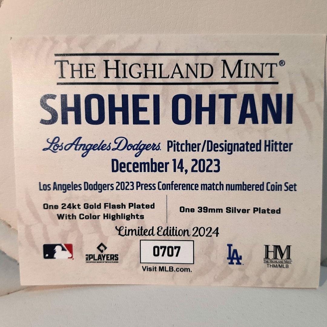 【限定2024個】大谷翔平・ドジャース移籍記念ダブル・シリアル付