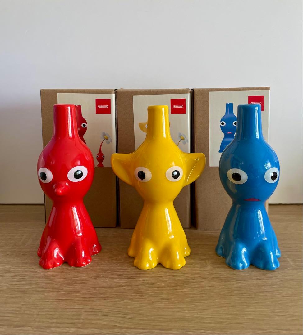 Nintendo ピクミン　花瓶 3点セット