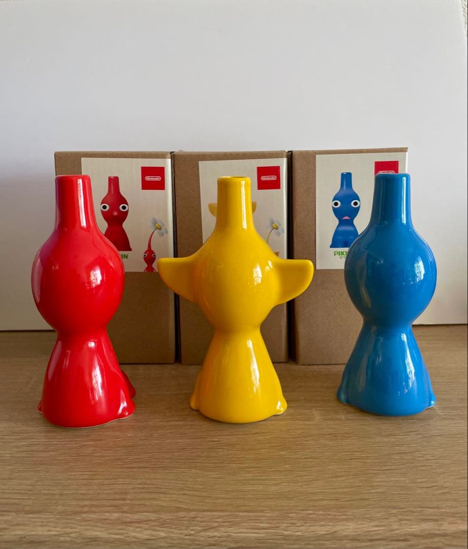 Nintendo ピクミン　花瓶 3点セット