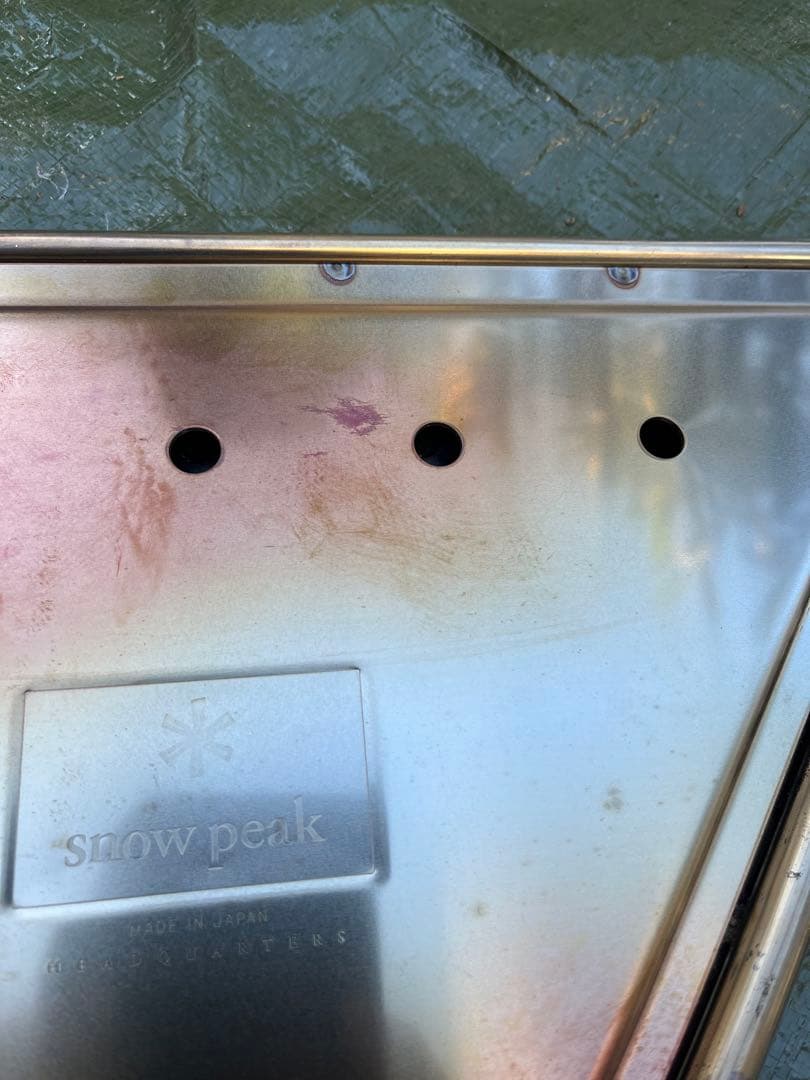 スノーピーク焚火台Lサイズ（旧タイプ・HEAD QUATER）