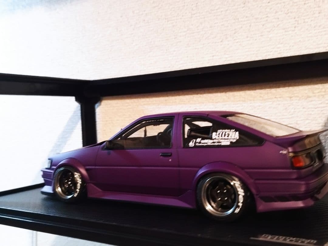 1/18 IG AE86 パープル RWBウィング