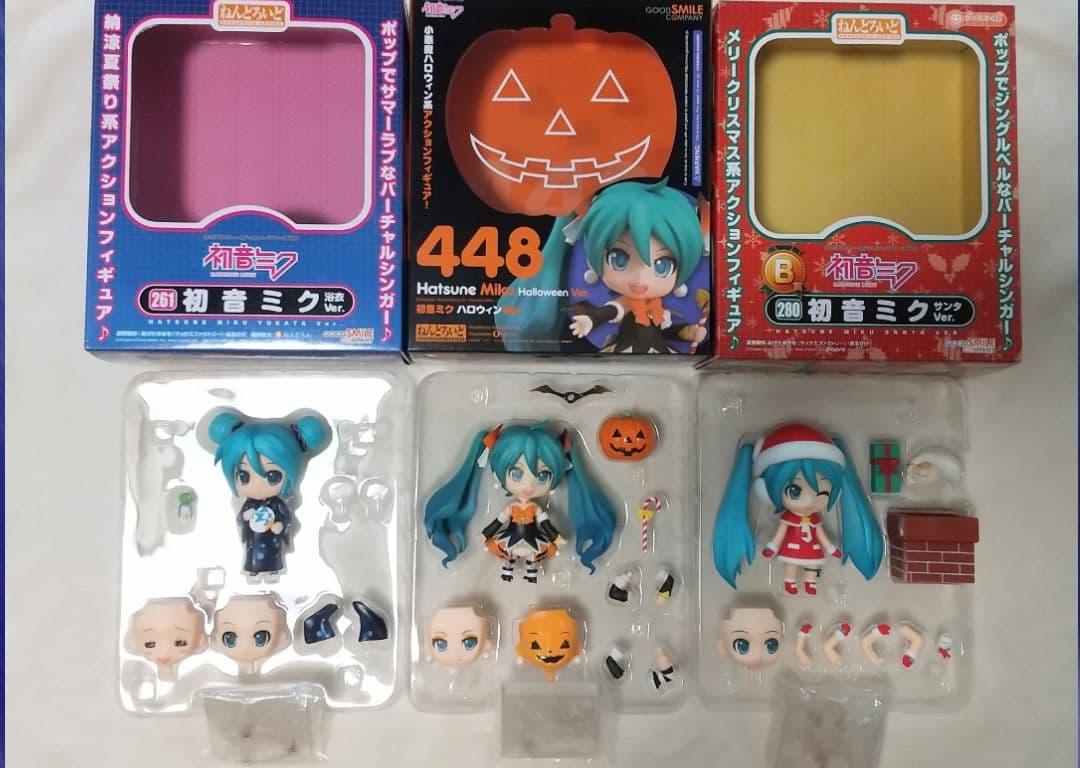 初音ミク　ねんどろいど　12体　アフターパーツ　ウサミク　入場者特典　雪ミク