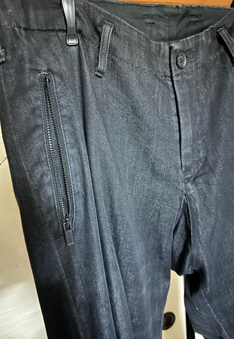 Yohji Yamamoto POUR HOMME 22AWサルエルデニムパンツ