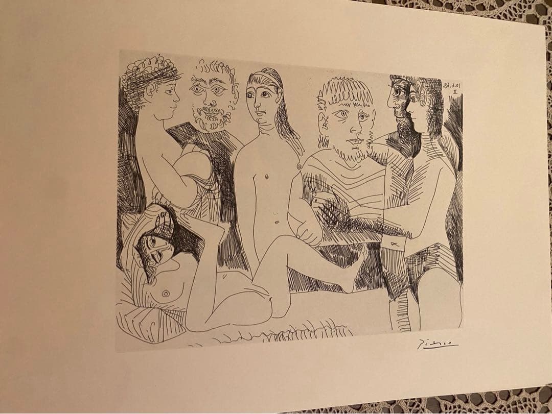 パブロ・ピカソ 20枚セット 額縁 41cm 52cm