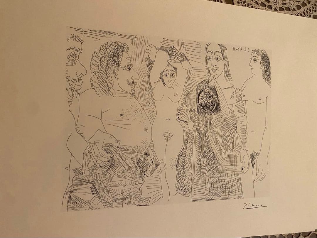 パブロ・ピカソ 20枚セット 額縁 41cm 52cm