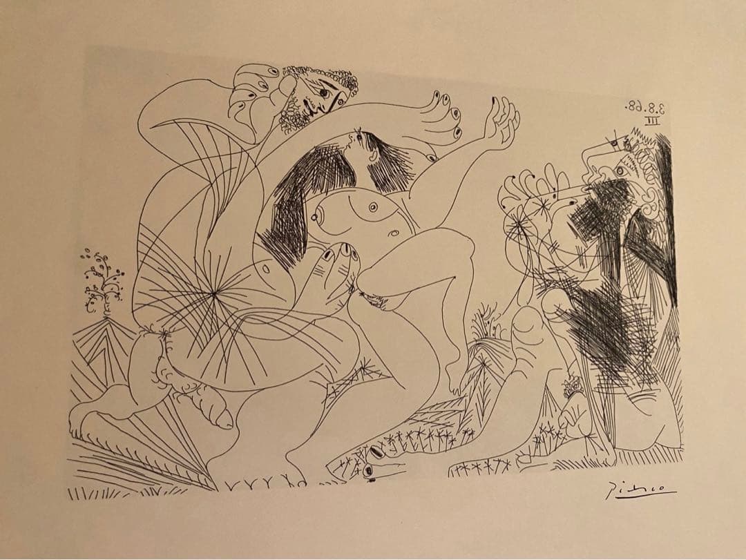 パブロ・ピカソ 20枚セット 額縁 41cm 52cm