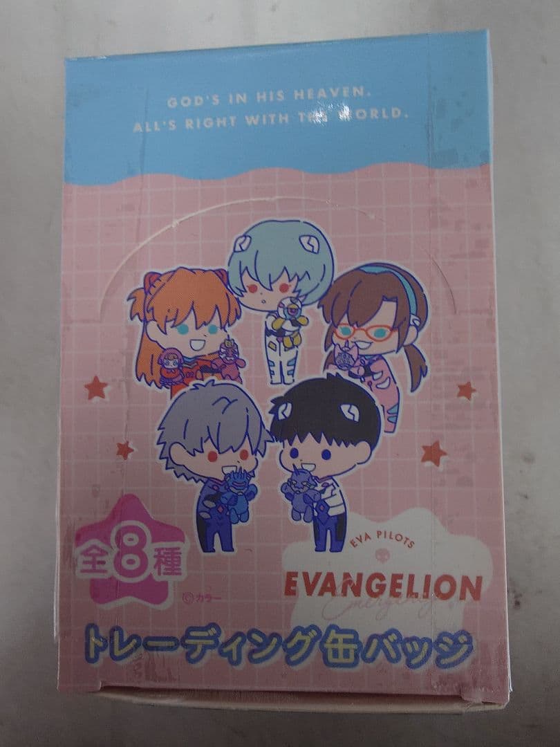 ② 新世紀エヴァンゲリオン トレーディング 缶バッジ　15箱　計240個