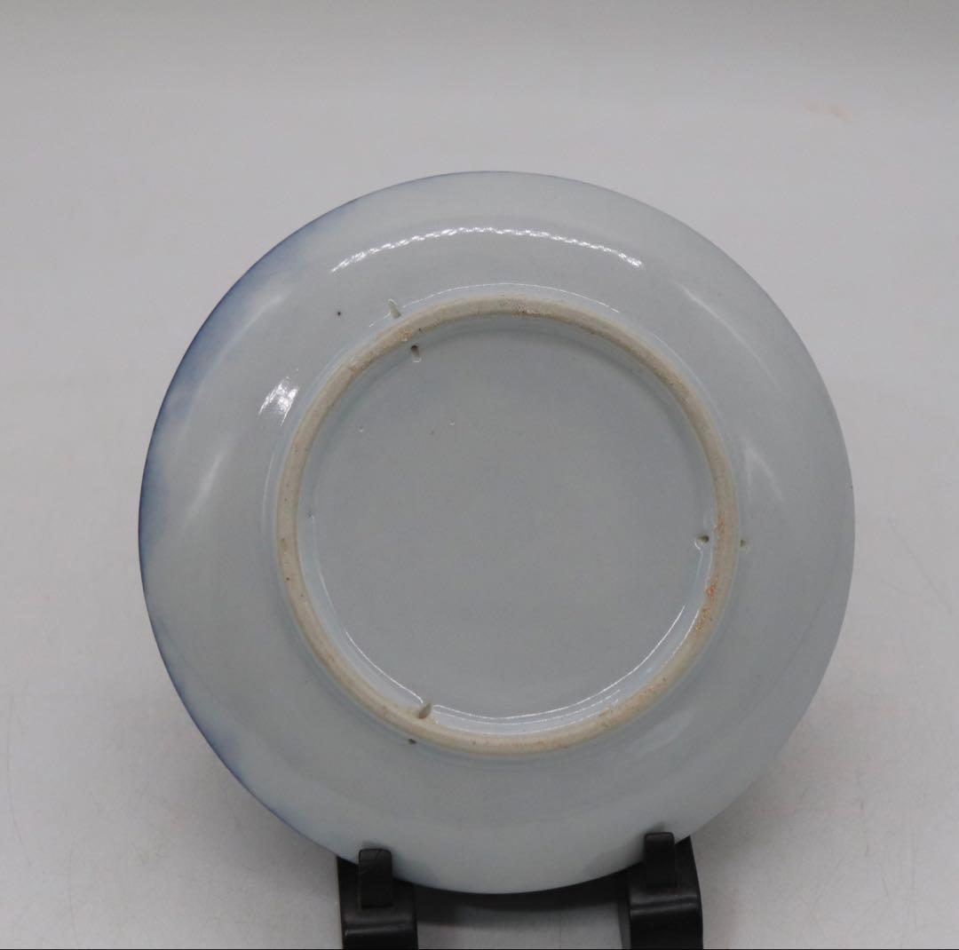 中国　景徳鎮彫塑磁廠　花蜂皿　送料込み260304