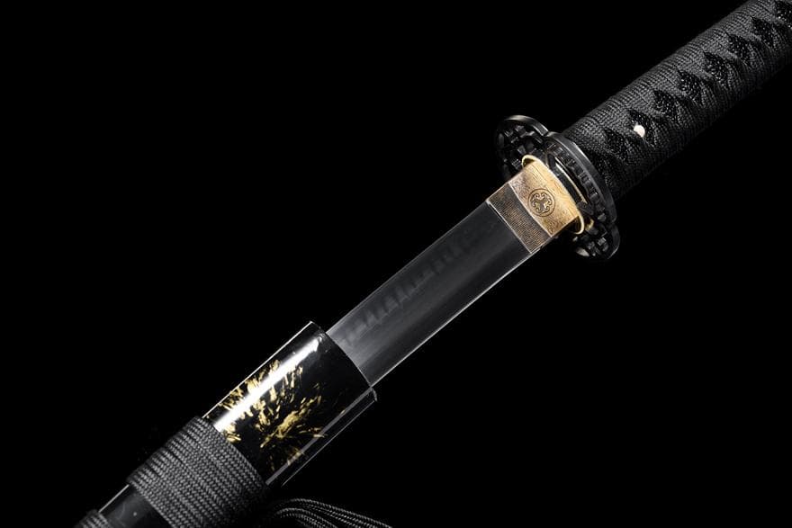 焼刃の侍『黒山の老妖』 日本刀 模造刀 居合刀 武士道 武蔵 鑑賞用 手鍛造打