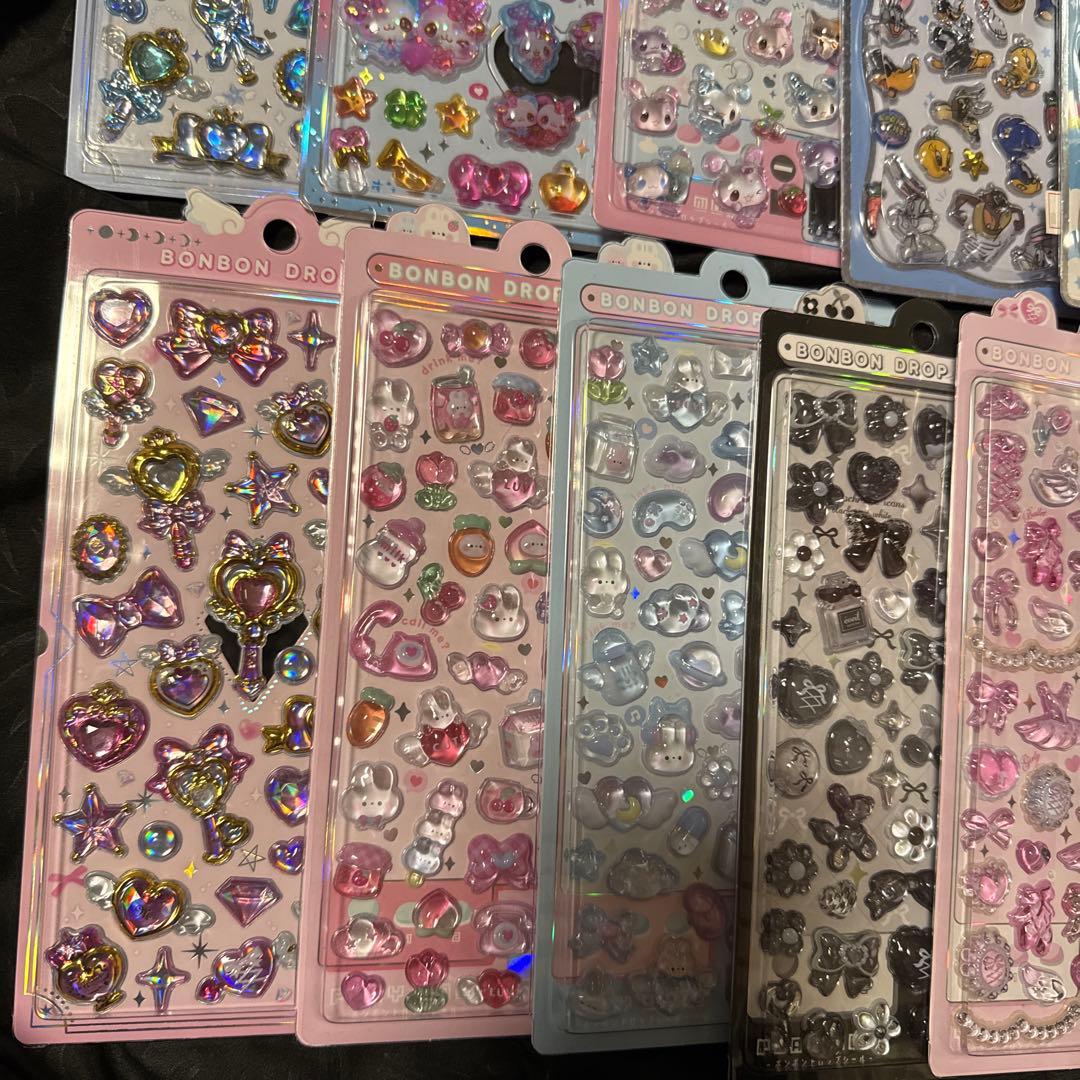 しずくちゃん　あわわちゃんボンボンドロップシール　 うるちゅるボンボンドロップ